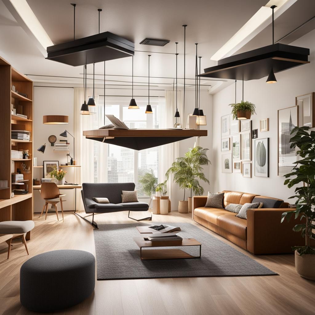 Upside-Down Living Room Illusion