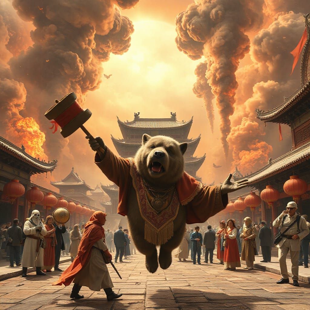 Megalomaniac Character Invading China