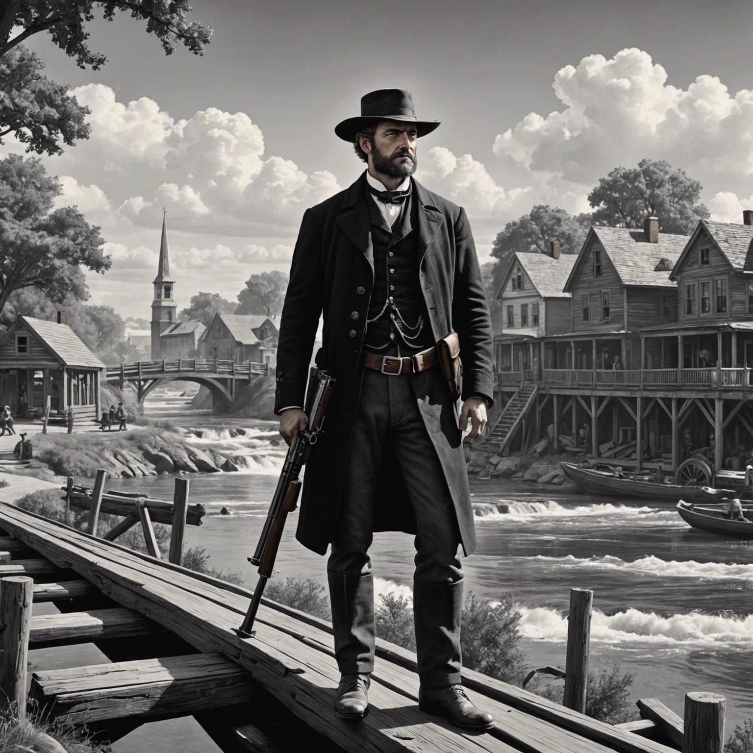 American History 3D Render: A Cinematic Vision