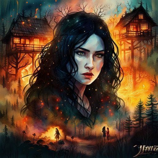 AI Image of Yennefer
