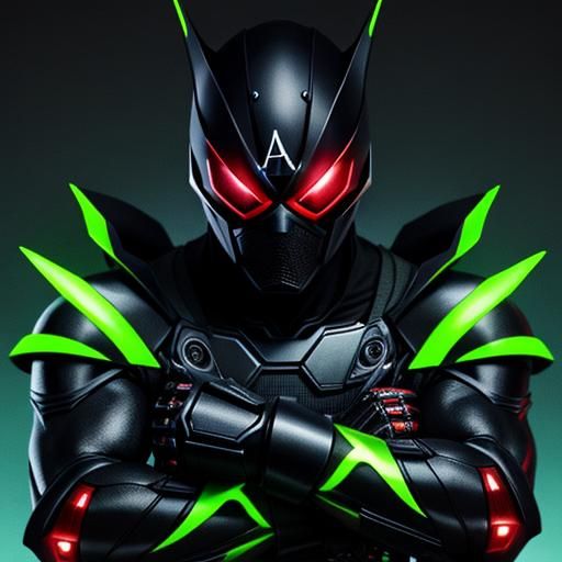 Neon Ninja Assassin: Cyberpunk Style Illustration