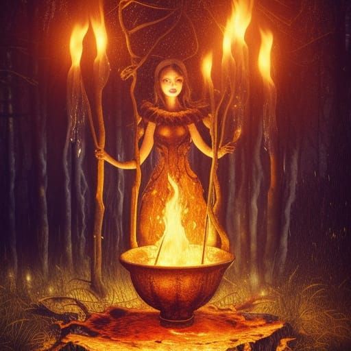 Double, double toil and trouble;. Fire burn and caldron bubb...