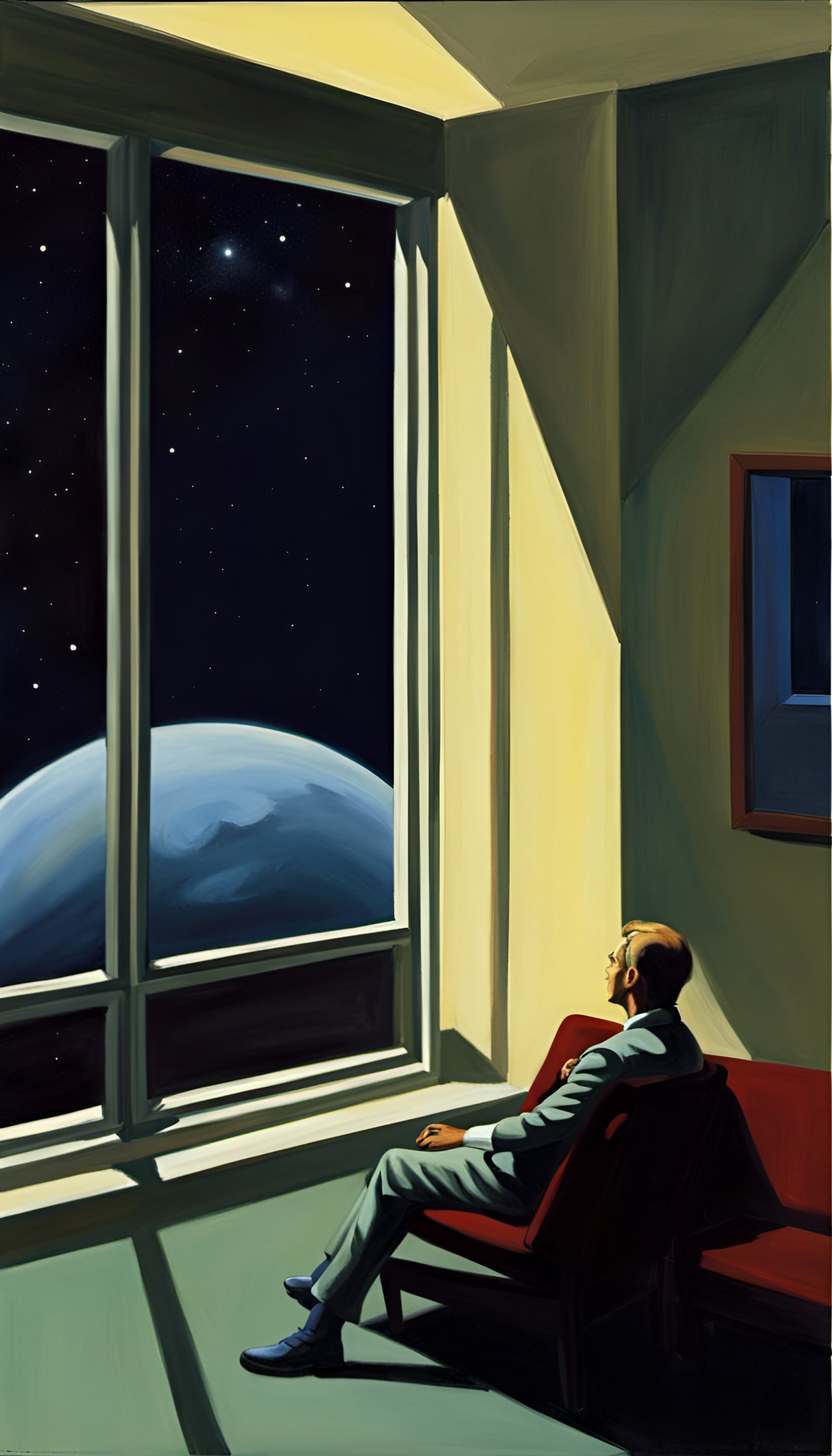 Melancholic Solitude in Deep Space: A NASA Vision