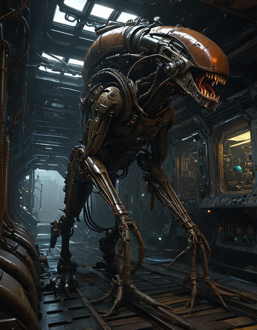 Biopunk Xenomorph