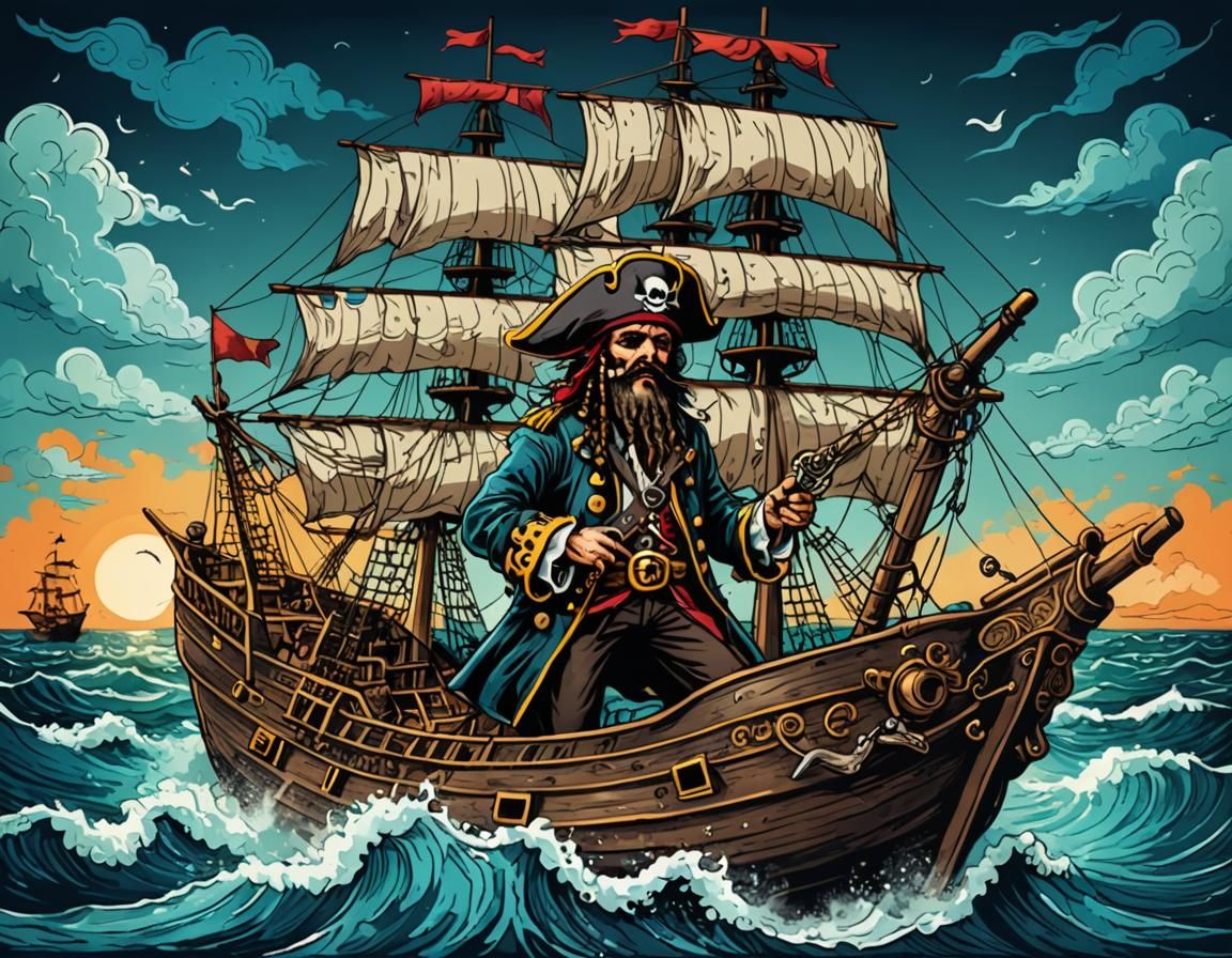 Pirate King of the Ocean Waves