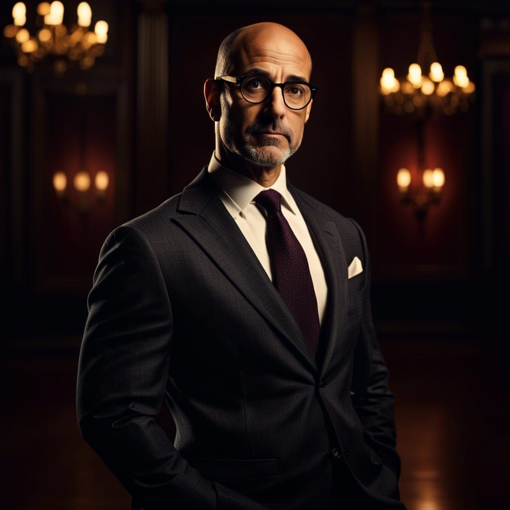 Professional Portrait of College Teacher