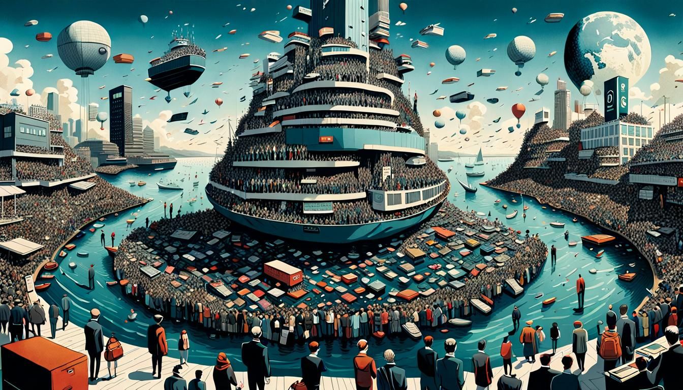 Critique of Consumerism: Sea of Materialism