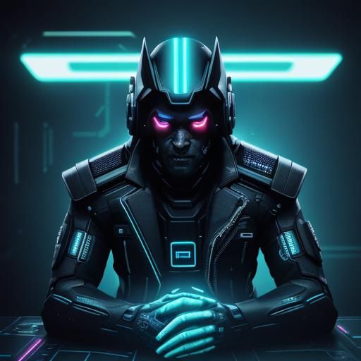 Cyberpunk Social Media Interface with Disabled Like Button