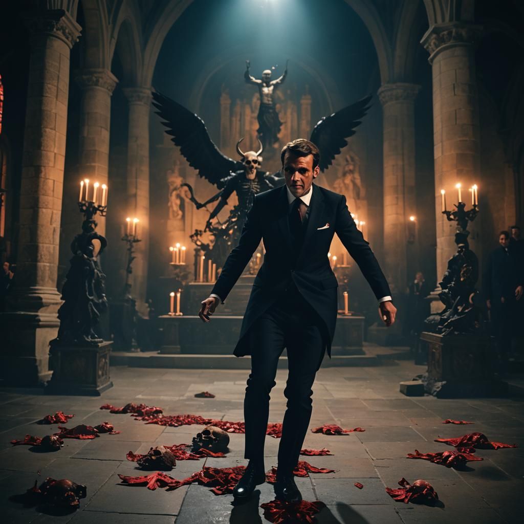 Macabre Dance: A Dark Fantasy Film Still