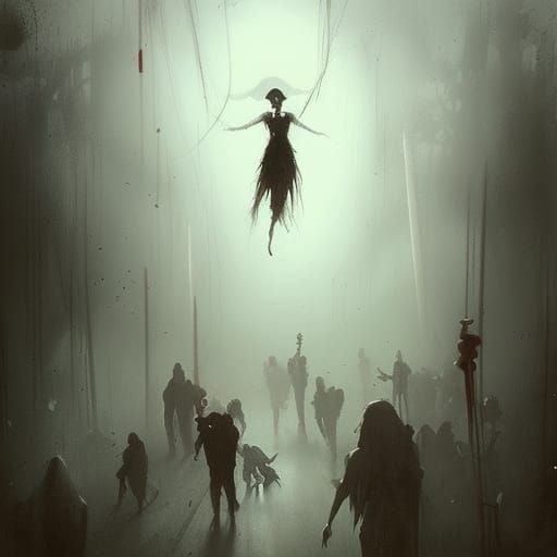 Sinister Horror Circus in Gothic Style