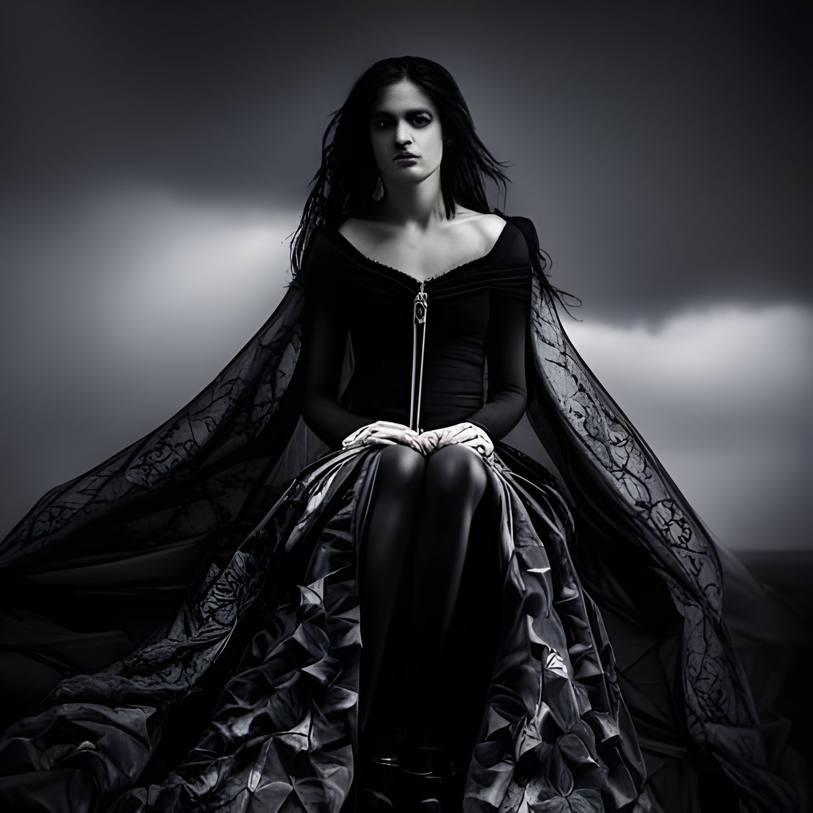 Emo Cinderella: Hyperrealistic 64 Megapixel Portrait