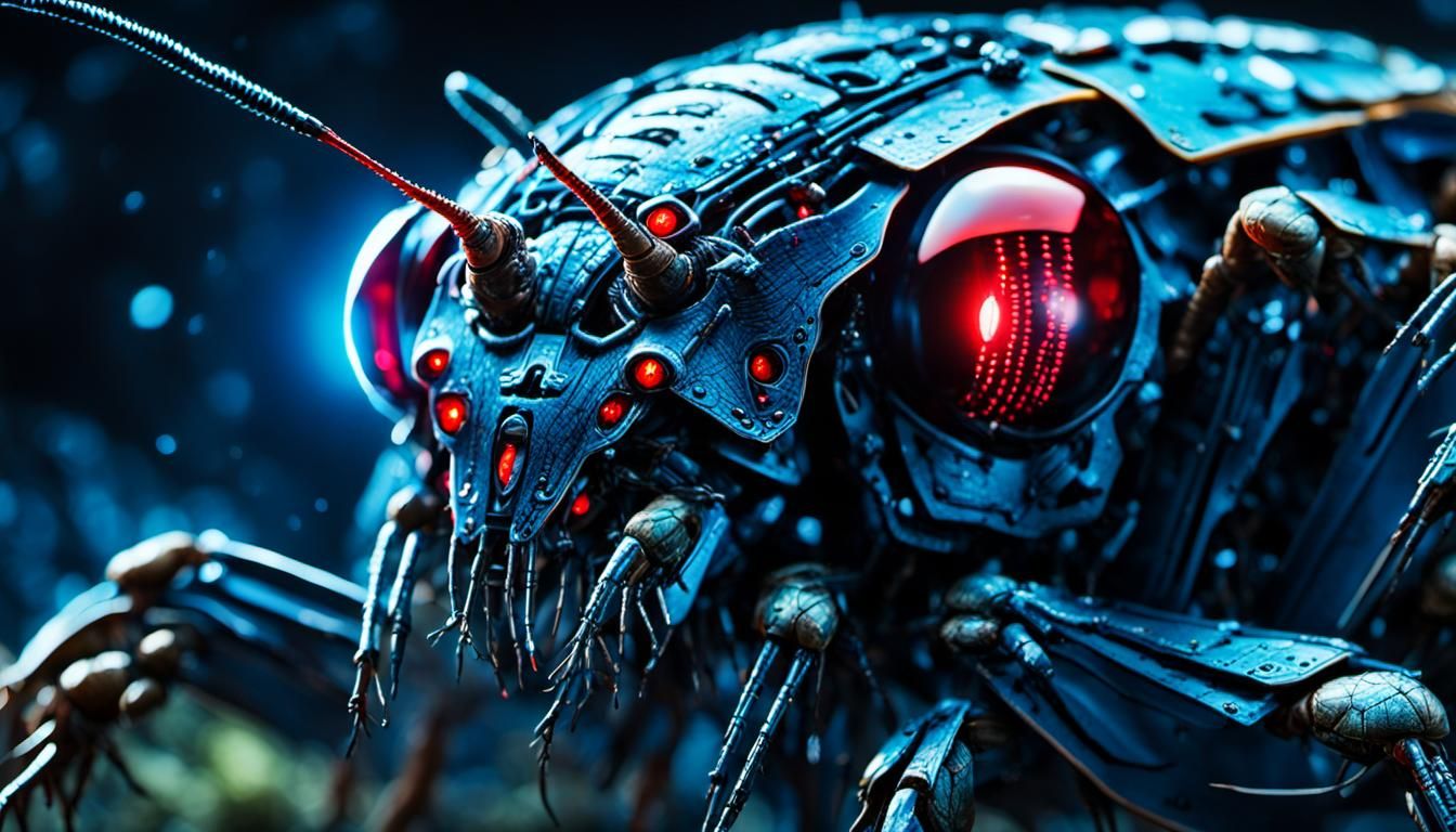 Electronic Locusts Constructing a Biomechanical Nest