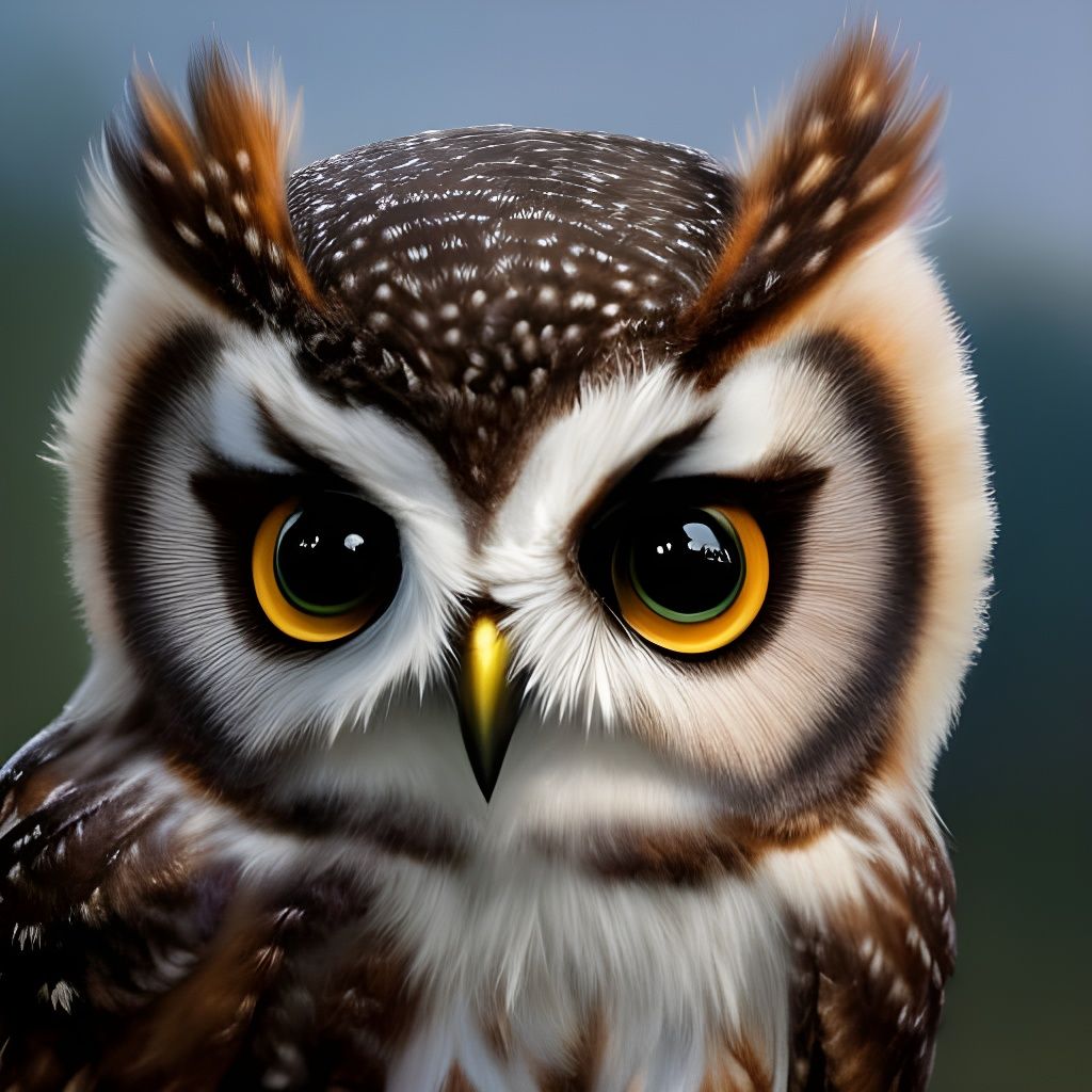 Hyper Cute Baby Owl