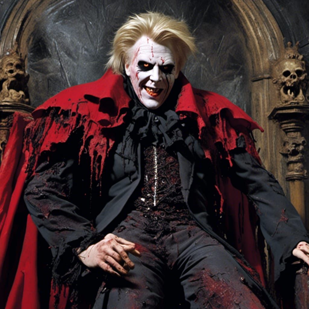 Gary Busey as Dracula in Graffiti Style