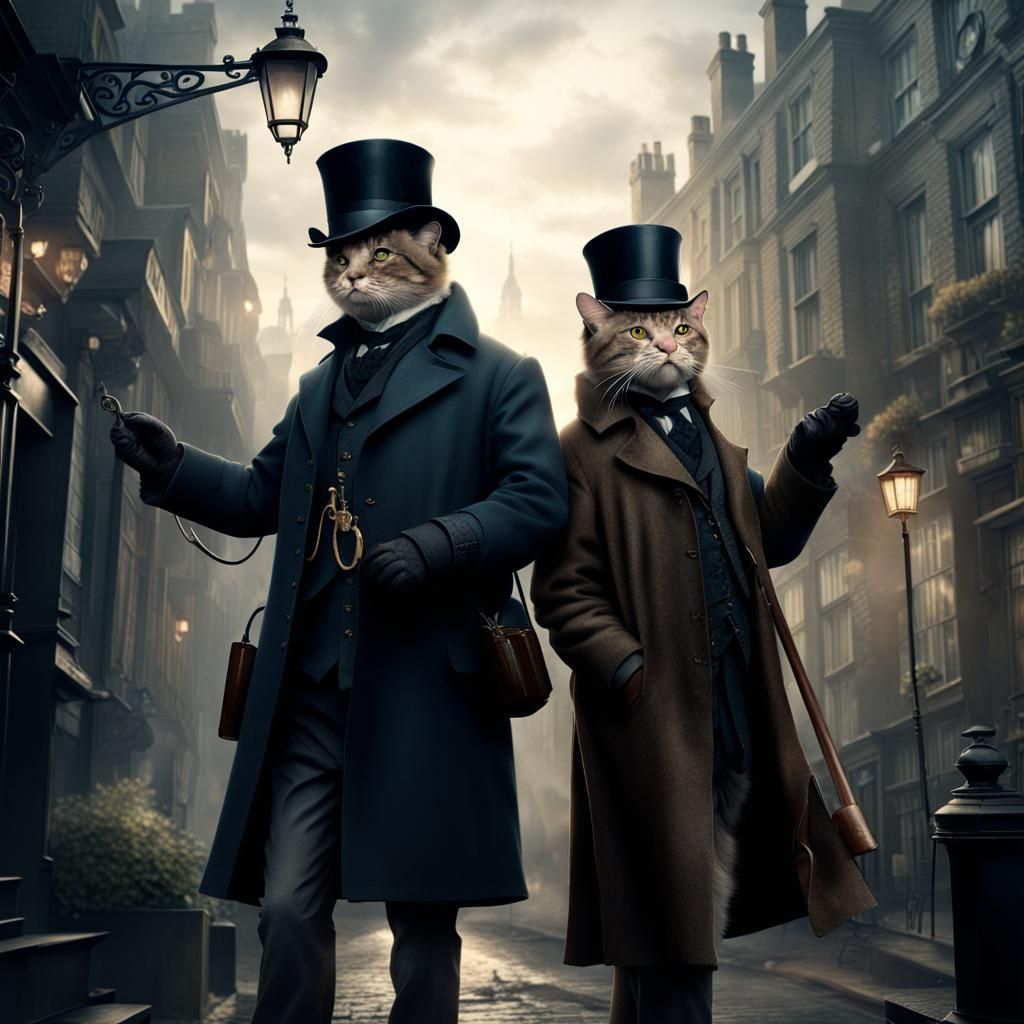 Shercat holmes and Tom catson