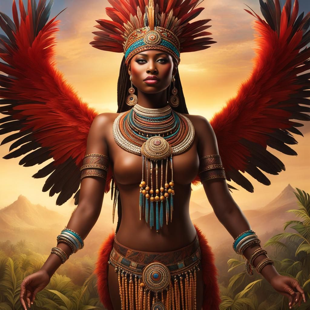 Anime Style Warrior Princess Ready for Battle