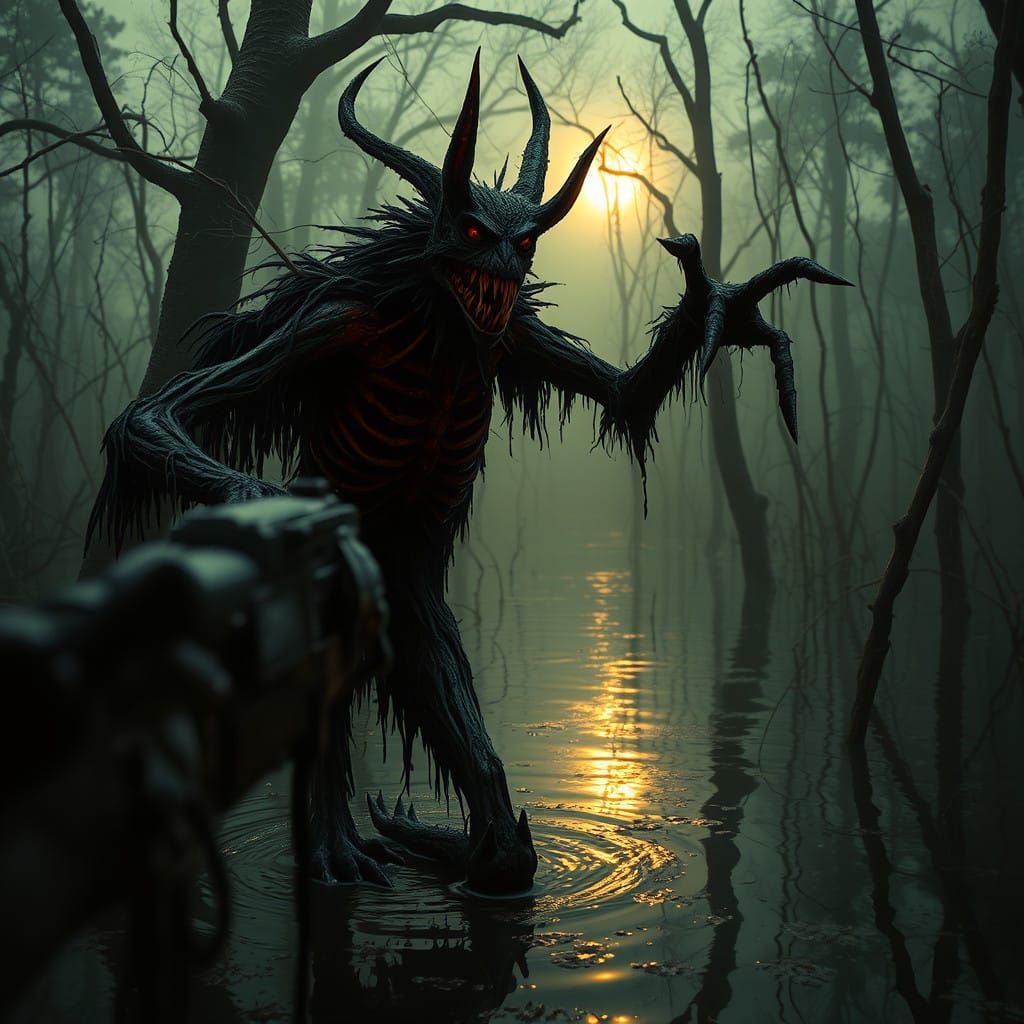 Bayou Werewolf in Fearful Pursuit