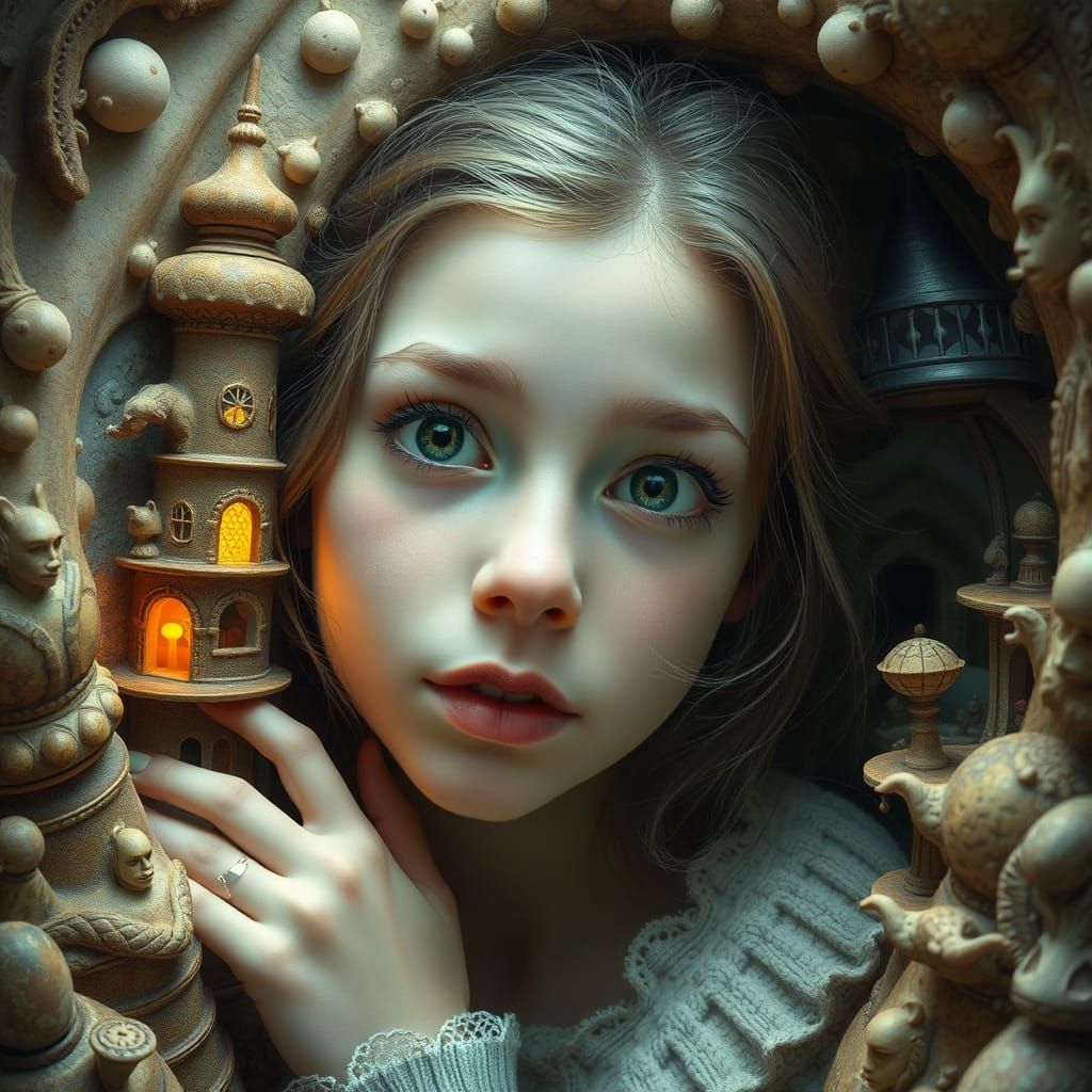 Surrealist Dreamer Discovers Hidden World in Soft, Muted Hue...