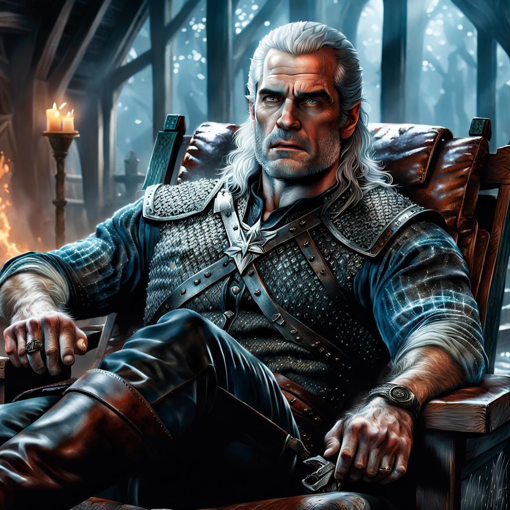 Henry Cavill as Geralt in Ethereal Fantasy Art
