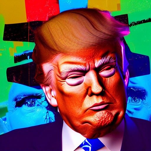 Hyperrealistic 3D Portrait of Donald Trump in 8K