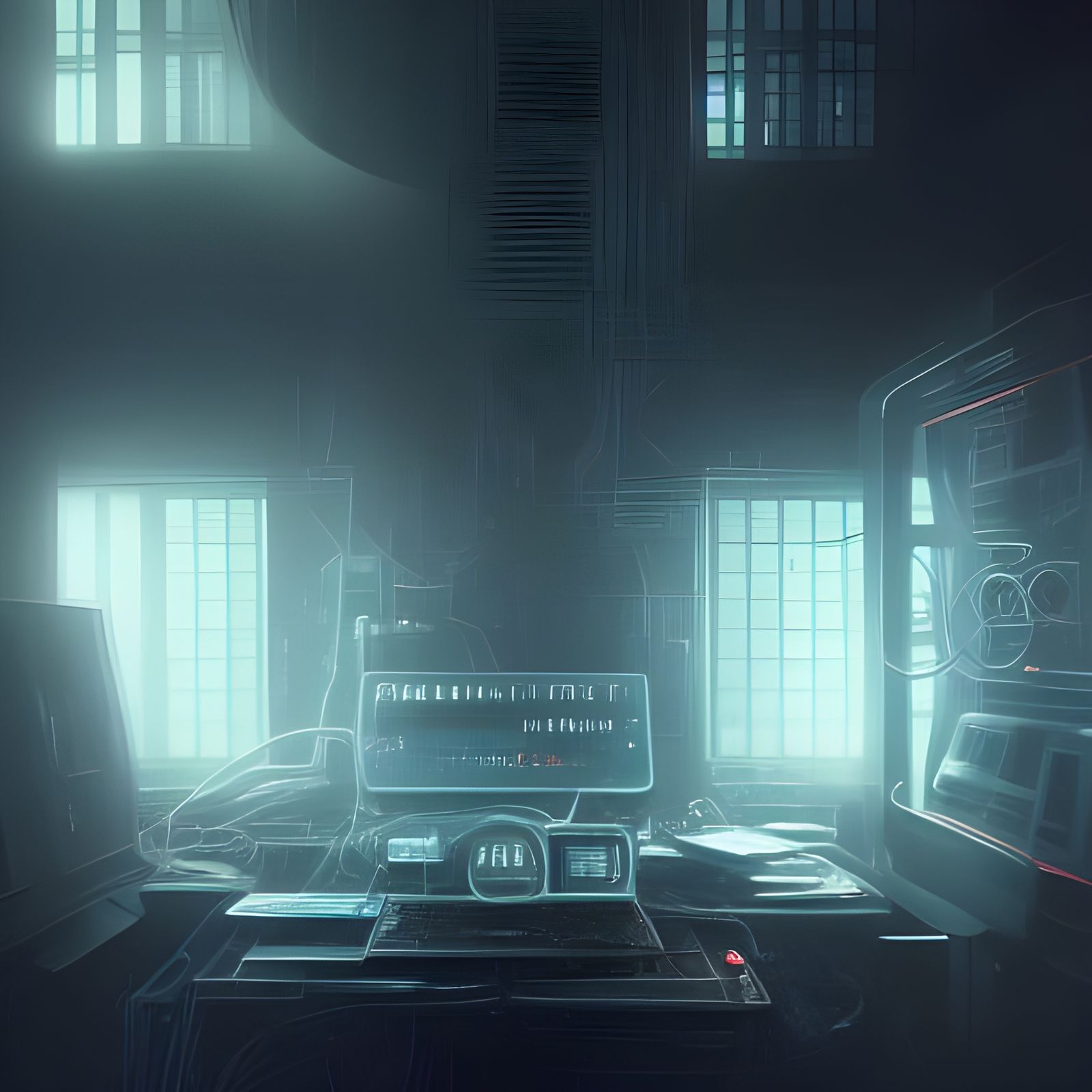 Ghost in the Machine: Dark Fantasy Concept Art