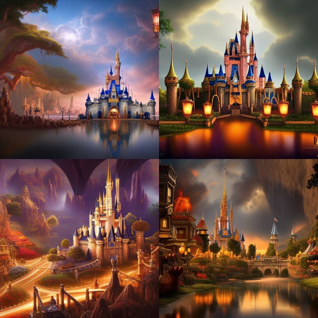 Epic Disney-Style Cinematic Digital Matte Painting