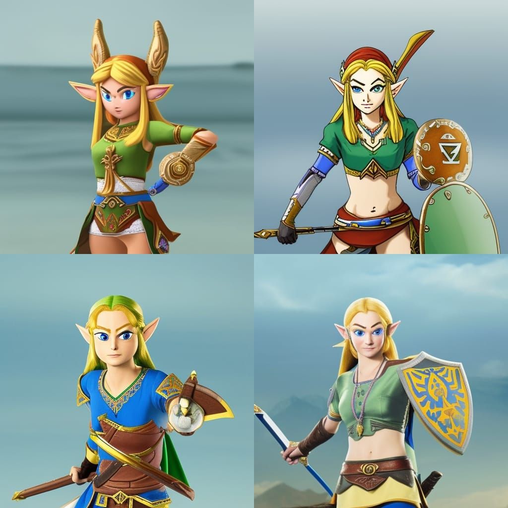 Zelda Image Generated by AI