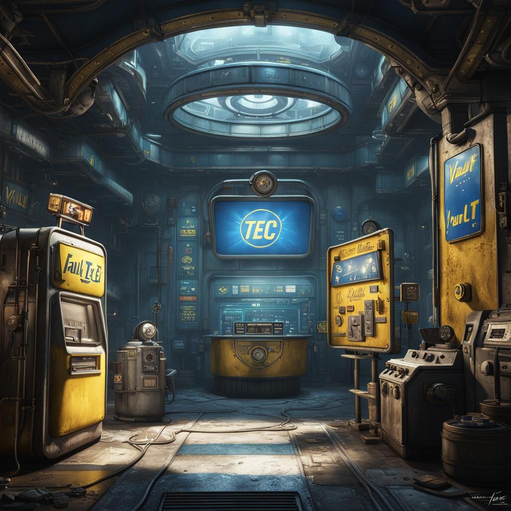 Vault-Tec Advertising: 1950s Style Fallout Art