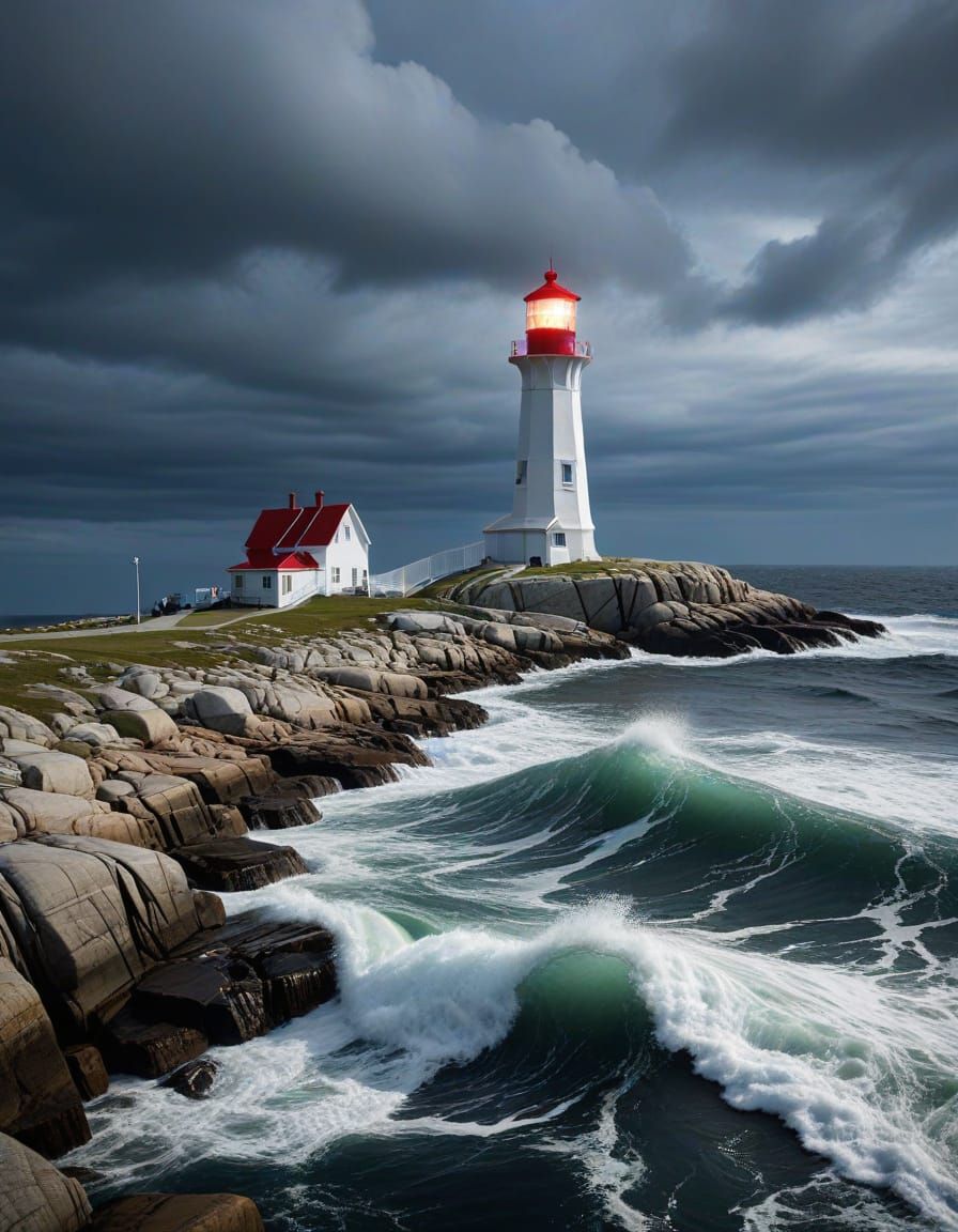 Dramatic Quantum Lighthouse Node