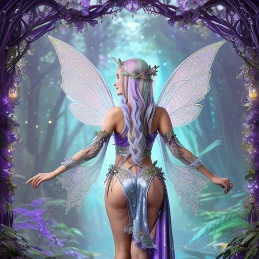 Sorceress of the Feywild in Ethereal Beauty