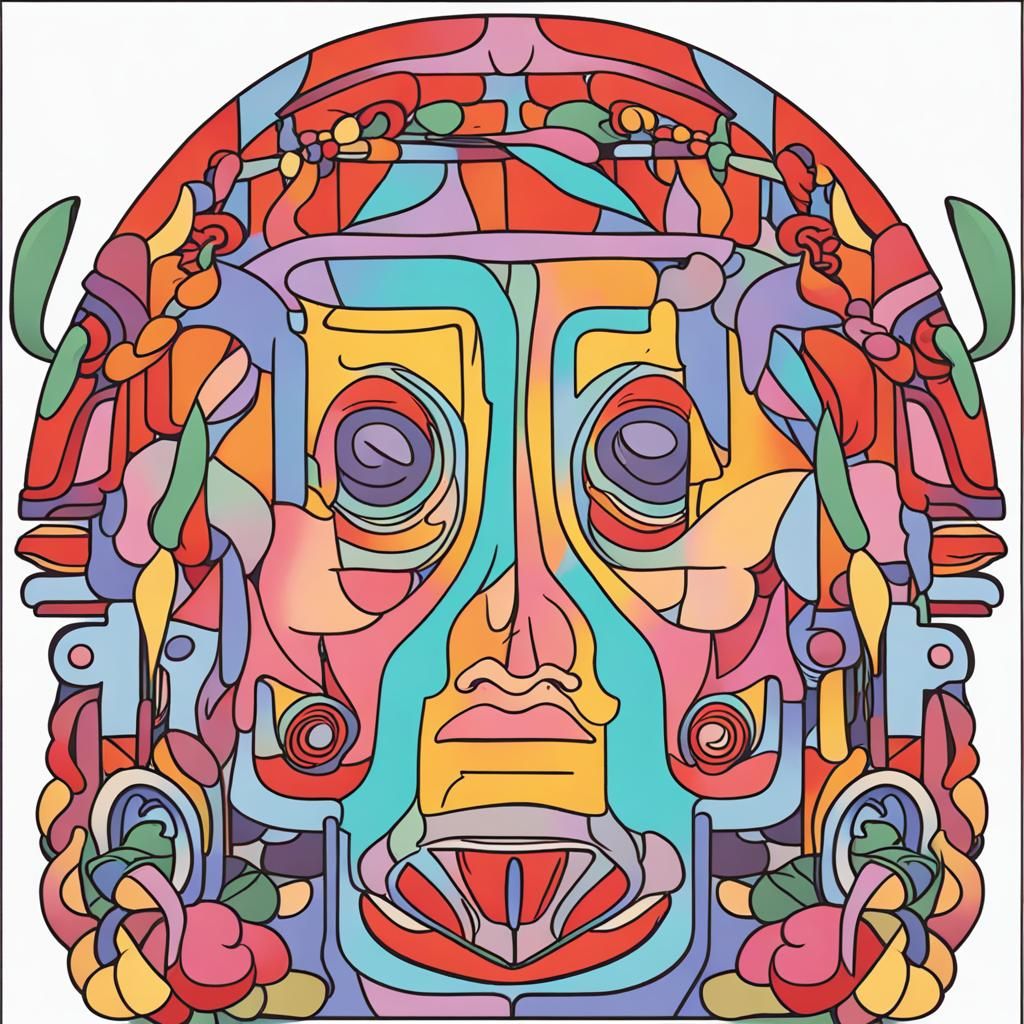 Abstract AI-Generated Image from Simple Prompt