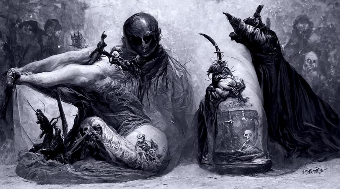 Macabre Tattoo Art in the Style of Doré