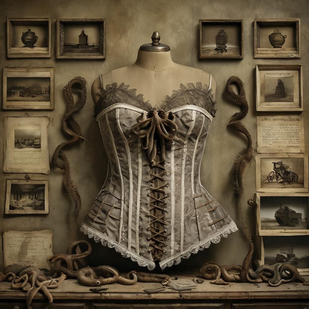 Codex Seraphinianus Inspired Asylum Scene