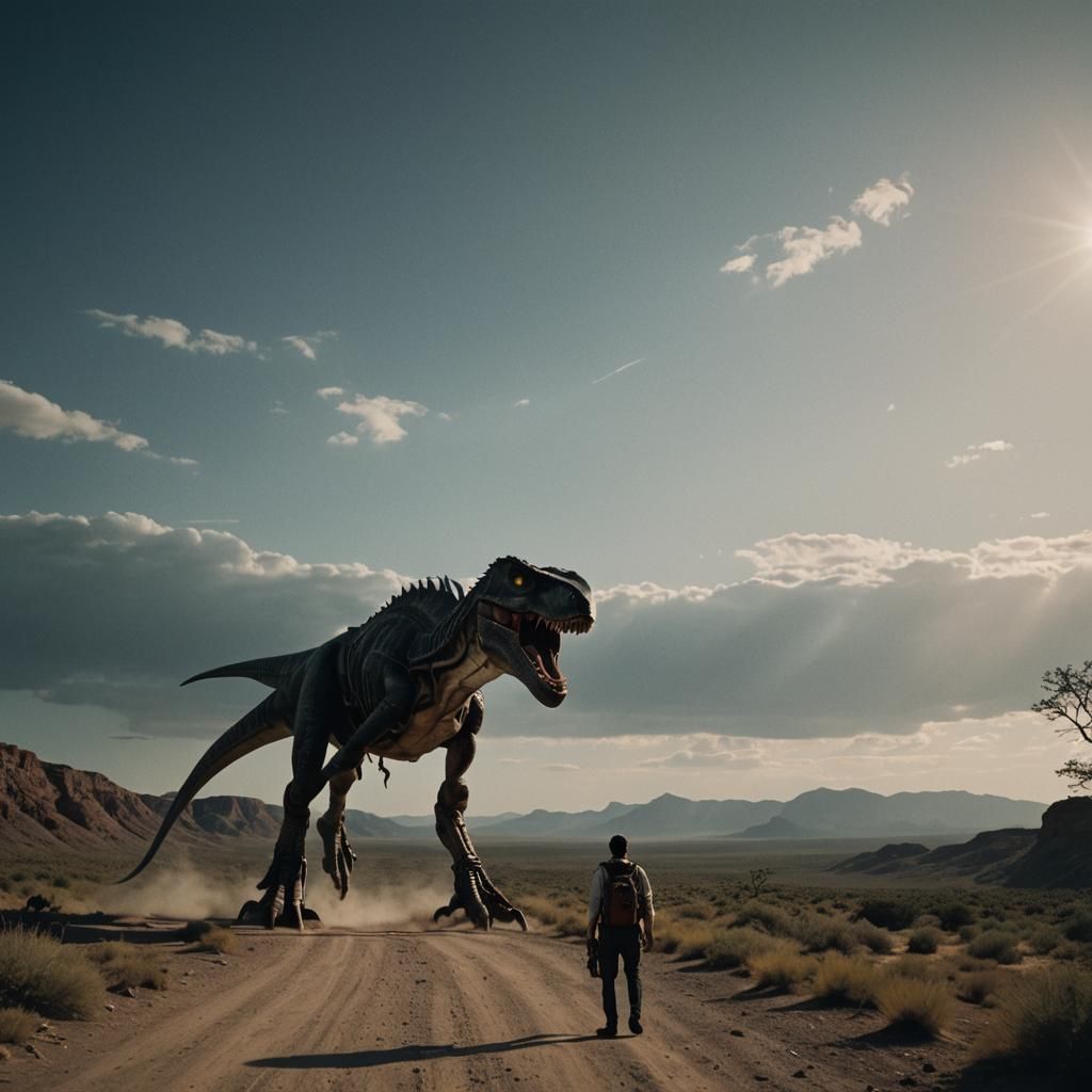 Epic Light Burst in Cinematic Style