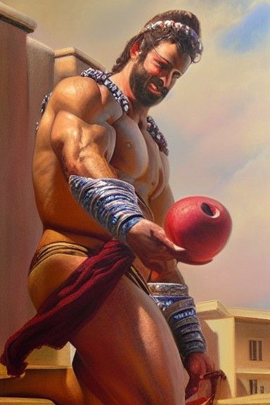 Greek Muscled God