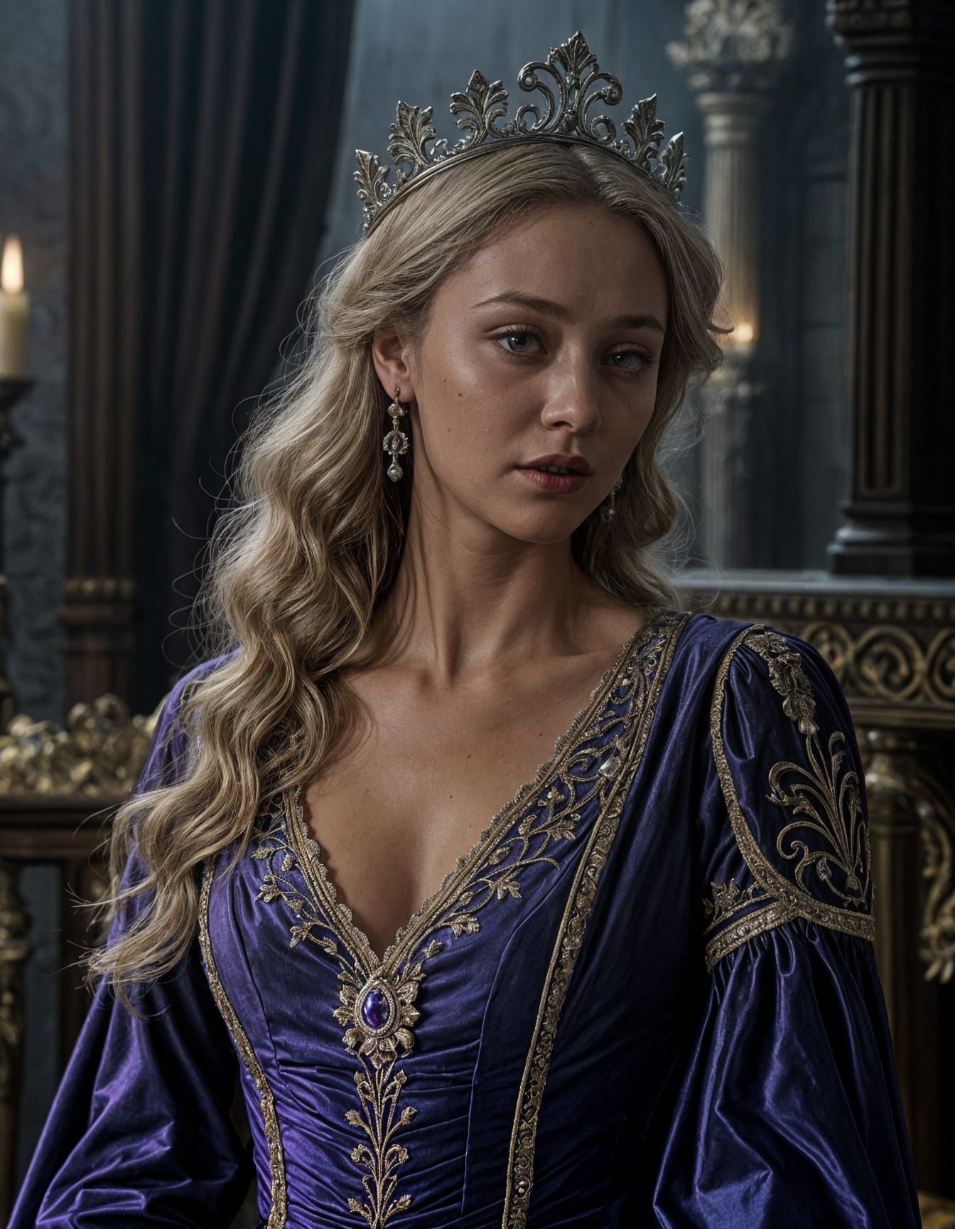 Sarah Gadon as Regal Vampire Voivode in Opulent Wallachian A...