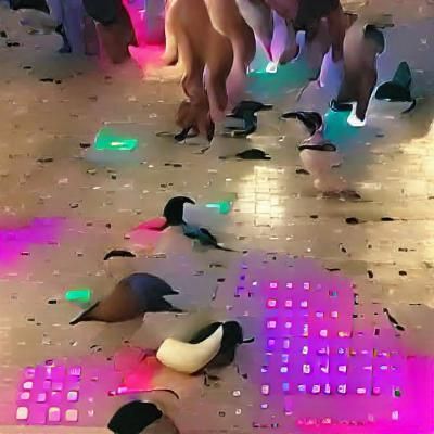 Crowded Dance Floor Scene