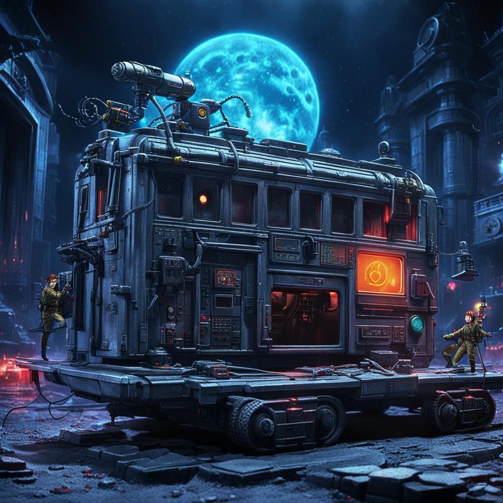 Tanya von Degurechaff as 80s Ghostbuster