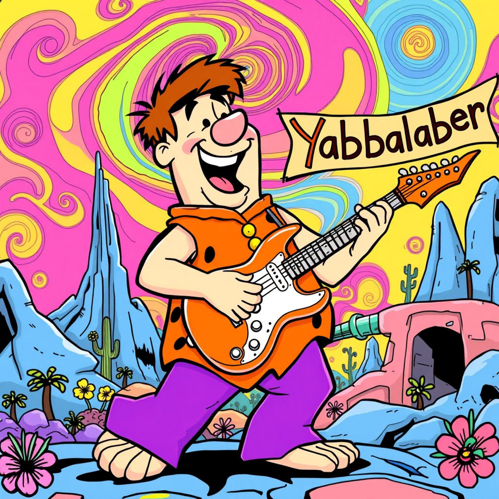 Fred Flintstone's Psychedelic Rock Concert