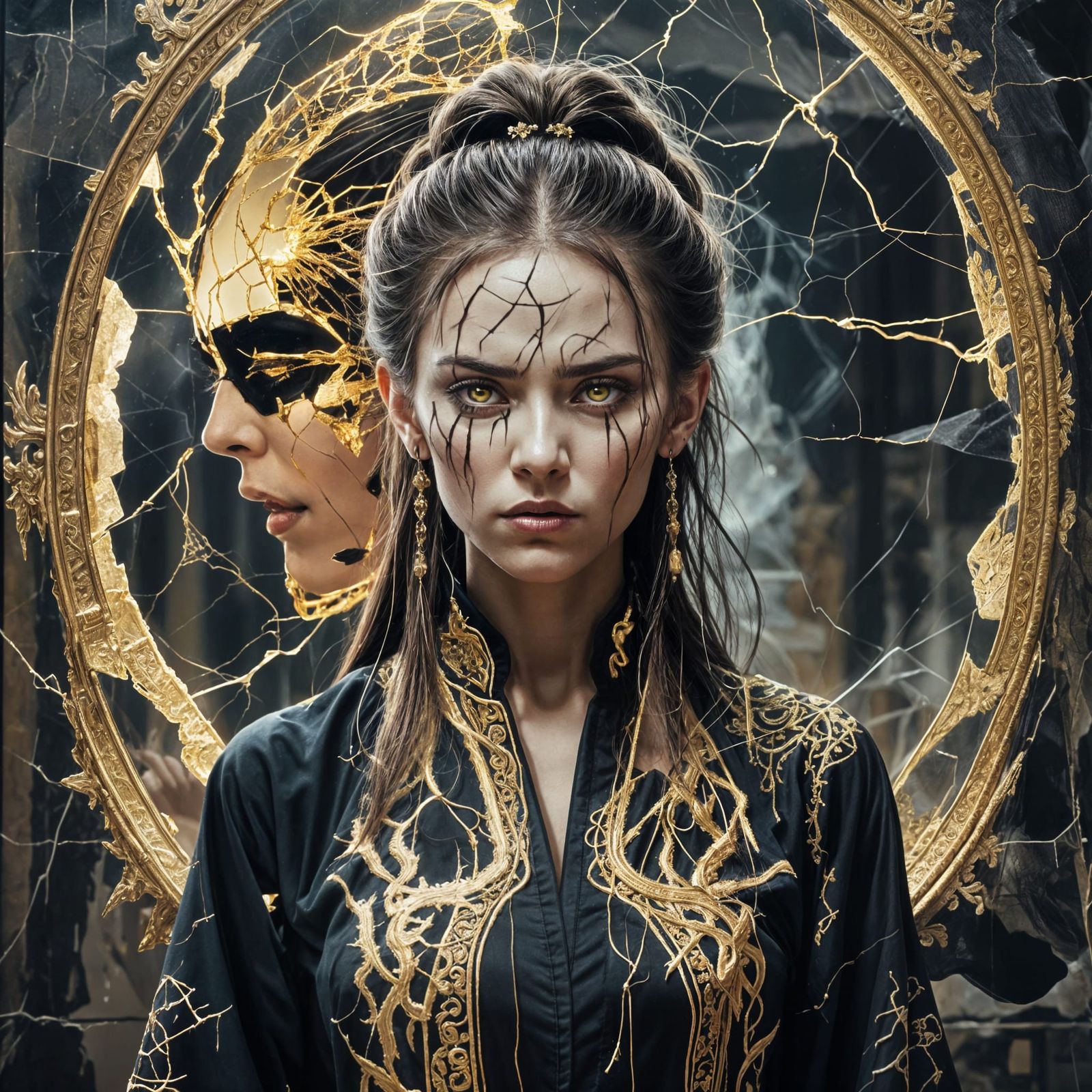 Cursed Mirror Portrait of Unfortunate Priestess