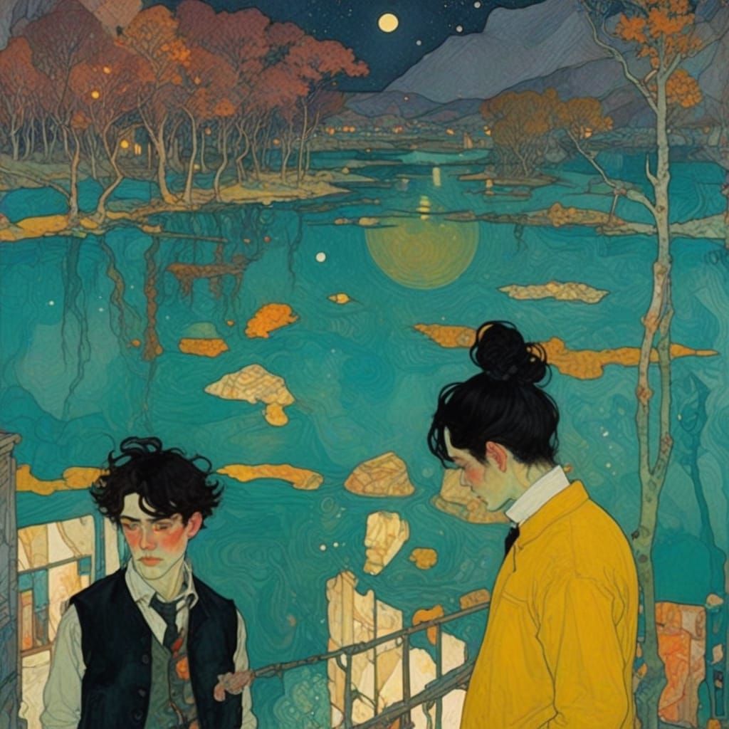 Existential Hope in Neon and Pastel Colors