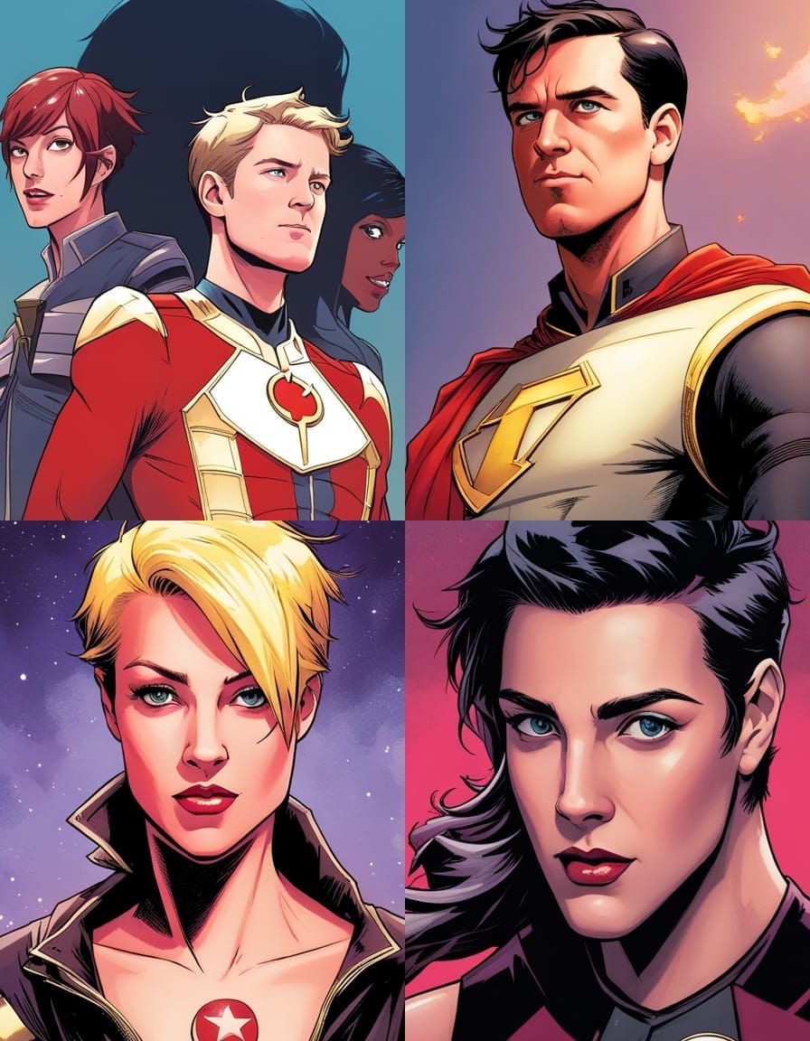 Comic Book Style Illustration