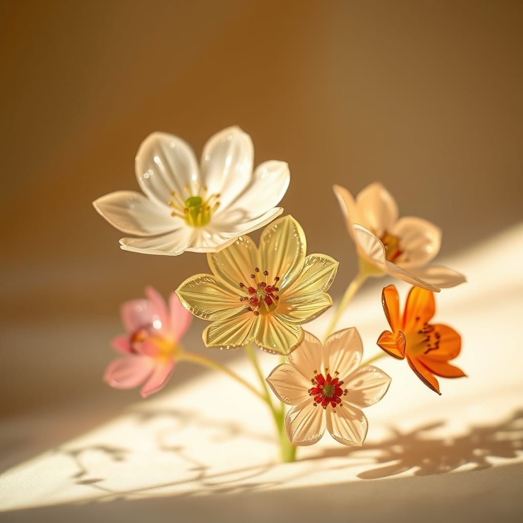 Glass Blooms in Soft Focus