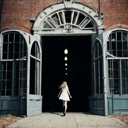 Walking on Broken Glass: AI Generated Image