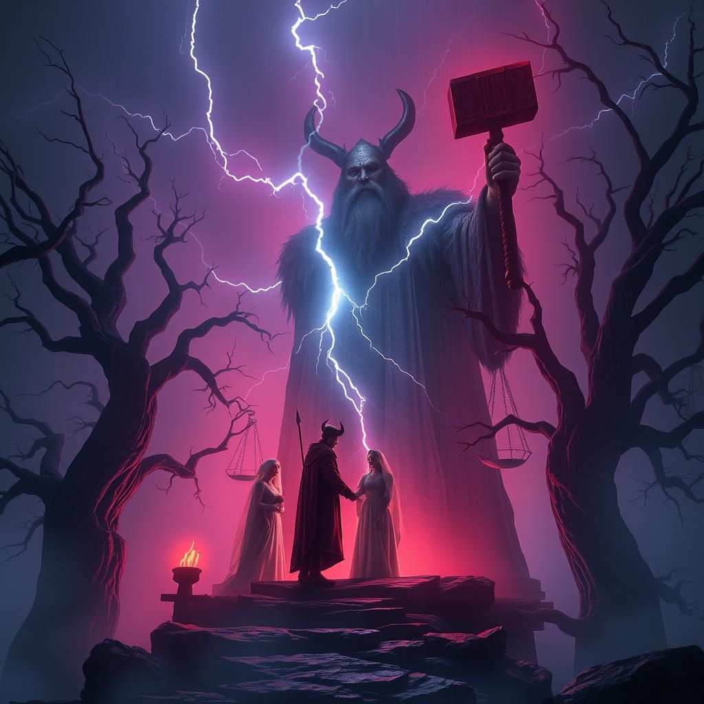 Cyberpunk Perkunas Brings Justice to a Dystopian Future