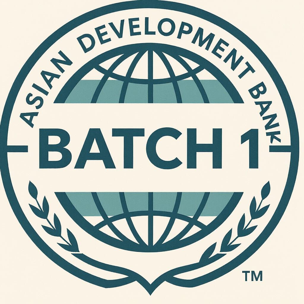Asian Development Bank Vector Logo "BATCH 1"
