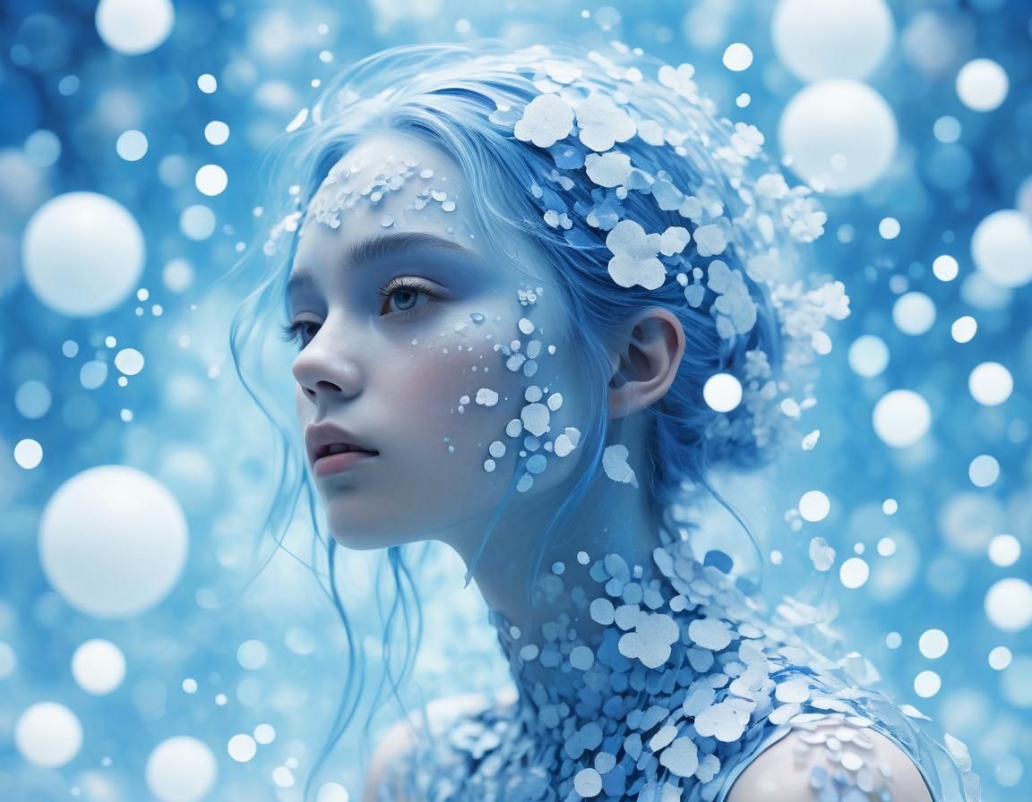 Ethereal Portrait of Jane Jay in Minimalist Style