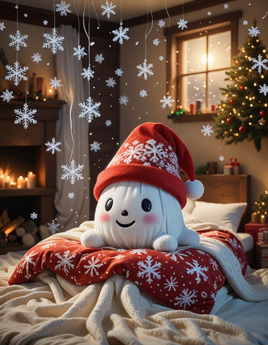 Magical Christmas Spirit in a Dreamy Winter Wonderland