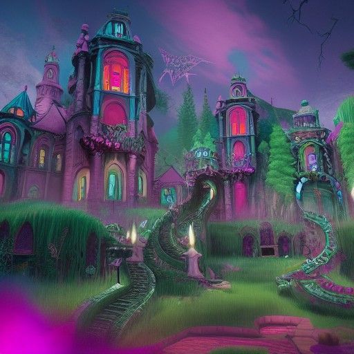 Detailed Monster High Concept Art in Unreal Engine 5