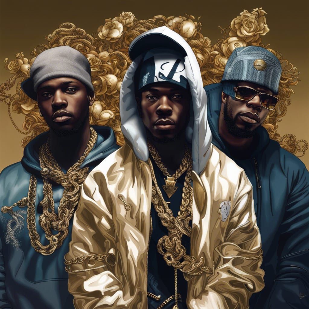 Bronx Rappers: Fantasycore Hyperrealistic Artwork